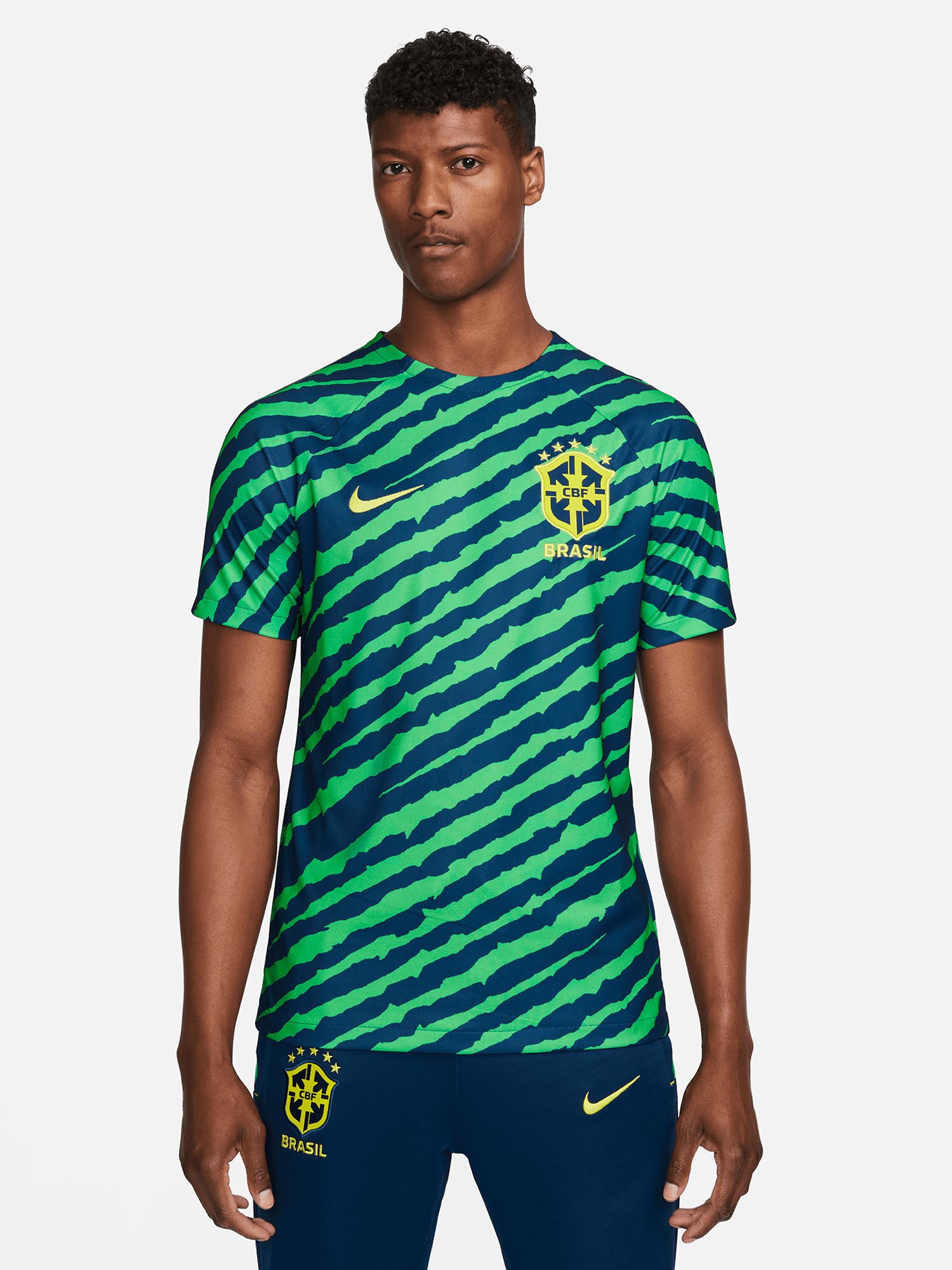 Camiseta Nike Brasil Pré-Jogo Masculina