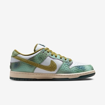 Nike SB Dunk Low Pro x Alexis Sablone White and Pacific Moss